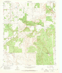 Antelope Creek NE Texas Historical topographic map, 1:24000 scale, 7.5 X 7.5 Minute, Year 1962