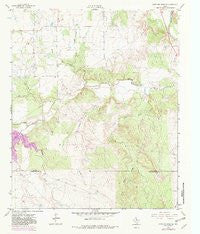 Antelope Creek NE Texas Historical topographic map, 1:24000 scale, 7.5 X 7.5 Minute, Year 1962