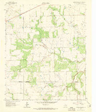 Antelope Creek NW Texas Historical topographic map, 1:24000 scale, 7.5 X 7.5 Minute, Year 1962