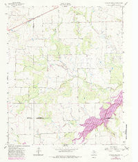 Antelope Creek NW Texas Historical topographic map, 1:24000 scale, 7.5 X 7.5 Minute, Year 1962