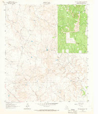 Antelope Creek SE Texas Historical topographic map, 1:24000 scale, 7.5 X 7.5 Minute, Year 1962