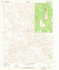 Antelope Creek SE Texas Historical topographic map, 1:24000 scale, 7.5 X 7.5 Minute, Year 1962