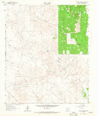 Antelope Creek SE Texas Historical topographic map, 1:24000 scale, 7.5 X 7.5 Minute, Year 1962