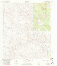 Antelope Creek SE Texas Historical topographic map, 1:24000 scale, 7.5 X 7.5 Minute, Year 1962
