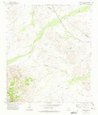 Antelope Flat Texas Historical topographic map, 1:24000 scale, 7.5 X 7.5 Minute, Year 1972