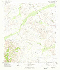 Antelope Flat Texas Historical topographic map, 1:24000 scale, 7.5 X 7.5 Minute, Year 1972