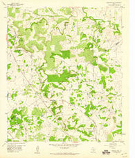 Antelope Gap Texas Historical topographic map, 1:24000 scale, 7.5 X 7.5 Minute, Year 1959