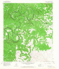 Antelope Hills Texas Historical topographic map, 1:24000 scale, 7.5 X 7.5 Minute, Year 1965