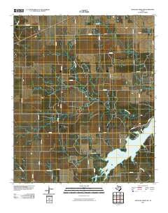 Antelope Creek NW Texas Historical topographic map, 1:24000 scale, 7.5 X 7.5 Minute, Year 2010