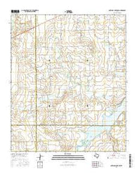Antelope Creek NW Texas Current topographic map, 1:24000 scale, 7.5 X 7.5 Minute, Year 2016