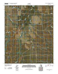 Antelope Creek SW Texas Historical topographic map, 1:24000 scale, 7.5 X 7.5 Minute, Year 2010