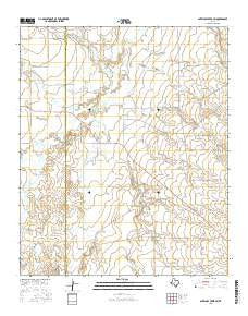 Antelope Creek SW Texas Current topographic map, 1:24000 scale, 7.5 X 7.5 Minute, Year 2016
