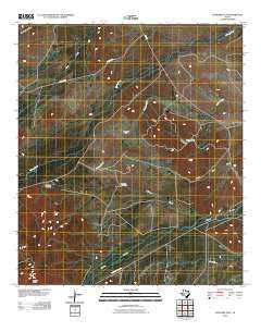 Antelope Flat Texas Historical topographic map, 1:24000 scale, 7.5 X 7.5 Minute, Year 2010