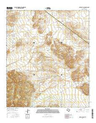 Antelope Flat Texas Current topographic map, 1:24000 scale, 7.5 X 7.5 Minute, Year 2016
