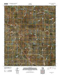 Antelope Gap Texas Historical topographic map, 1:24000 scale, 7.5 X 7.5 Minute, Year 2010