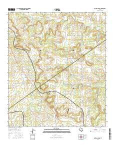 Antelope Gap Texas Current topographic map, 1:24000 scale, 7.5 X 7.5 Minute, Year 2016