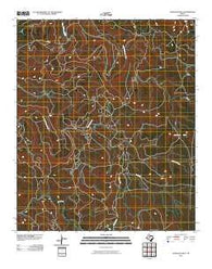 Antelope Hills Texas Historical topographic map, 1:24000 scale, 7.5 X 7.5 Minute, Year 2010
