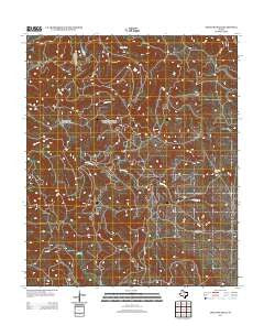 Antelope Hills Texas Historical topographic map, 1:24000 scale, 7.5 X 7.5 Minute, Year 2012