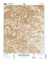 Antelope Hills Texas Current topographic map, 1:24000 scale, 7.5 X 7.5 Minute, Year 2016