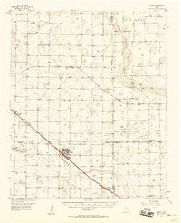 Anton Texas Historical topographic map, 1:62500 scale, 15 X 15 Minute, Year 1957