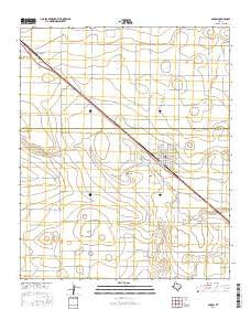 Anton Texas Current topographic map, 1:24000 scale, 7.5 X 7.5 Minute, Year 2016