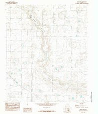 Anton NE Texas Historical topographic map, 1:24000 scale, 7.5 X 7.5 Minute, Year 1985