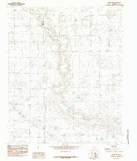 Anton NE Texas Historical topographic map, 1:24000 scale, 7.5 X 7.5 Minute, Year 1985
