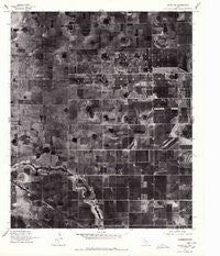 Anton SE Texas Historical topographic map, 1:24000 scale, 7.5 X 7.5 Minute, Year 1976