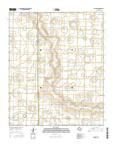 Anton NE Texas Current topographic map, 1:24000 scale, 7.5 X 7.5 Minute, Year 2016