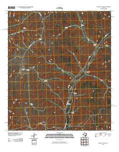 Antone Canyon Texas Historical topographic map, 1:24000 scale, 7.5 X 7.5 Minute, Year 2010