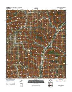 Antone Canyon Texas Historical topographic map, 1:24000 scale, 7.5 X 7.5 Minute, Year 2012