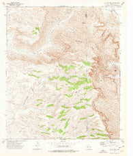 Apache Peak Texas Historical topographic map, 1:24000 scale, 7.5 X 7.5 Minute, Year 1973