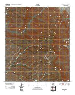 Apache Peak Texas Historical topographic map, 1:24000 scale, 7.5 X 7.5 Minute, Year 2011
