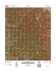 Apache Peak Texas Historical topographic map, 1:24000 scale, 7.5 X 7.5 Minute, Year 2013