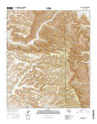 Apache Peak Texas Current topographic map, 1:24000 scale, 7.5 X 7.5 Minute, Year 2016
