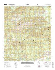 Apple Springs Texas Current topographic map, 1:24000 scale, 7.5 X 7.5 Minute, Year 2016