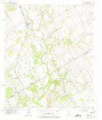 Aquilla Texas Historical topographic map, 1:24000 scale, 7.5 X 7.5 Minute, Year 1957