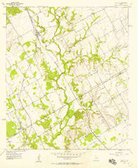 Aquilla Texas Historical topographic map, 1:24000 scale, 7.5 X 7.5 Minute, Year 1957