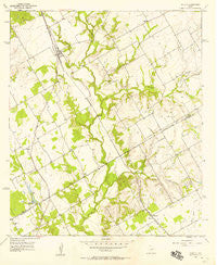 Aquilla Texas Historical topographic map, 1:24000 scale, 7.5 X 7.5 Minute, Year 1957
