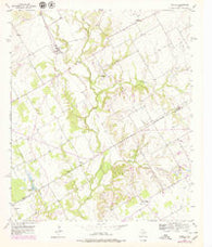 Aquilla Texas Historical topographic map, 1:24000 scale, 7.5 X 7.5 Minute, Year 1957