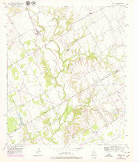 Aquilla Texas Historical topographic map, 1:24000 scale, 7.5 X 7.5 Minute, Year 1957