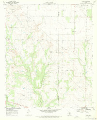 Arah Texas Historical topographic map, 1:24000 scale, 7.5 X 7.5 Minute, Year 1969