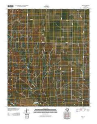 Arah Texas Historical topographic map, 1:24000 scale, 7.5 X 7.5 Minute, Year 2010