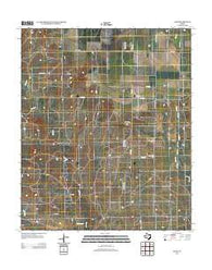 Arah Texas Historical topographic map, 1:24000 scale, 7.5 X 7.5 Minute, Year 2012