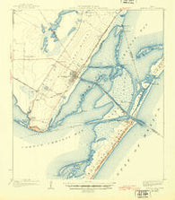 Aransas Pass Texas Historical topographic map, 1:62500 scale, 15 X 15 Minute, Year 1925