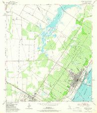 Aransas Pass Texas Historical topographic map, 1:24000 scale, 7.5 X 7.5 Minute, Year 1954