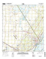 Aransas Pass Texas Current topographic map, 1:24000 scale, 7.5 X 7.5 Minute, Year 2016