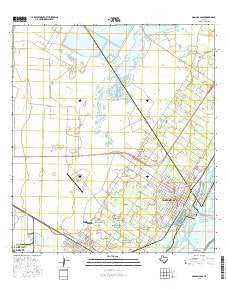 Aransas Pass Texas Current topographic map, 1:24000 scale, 7.5 X 7.5 Minute, Year 2016