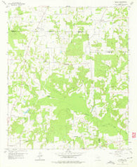 Arbala Texas Historical topographic map, 1:24000 scale, 7.5 X 7.5 Minute, Year 1958