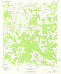 Arbala Texas Historical topographic map, 1:24000 scale, 7.5 X 7.5 Minute, Year 1958